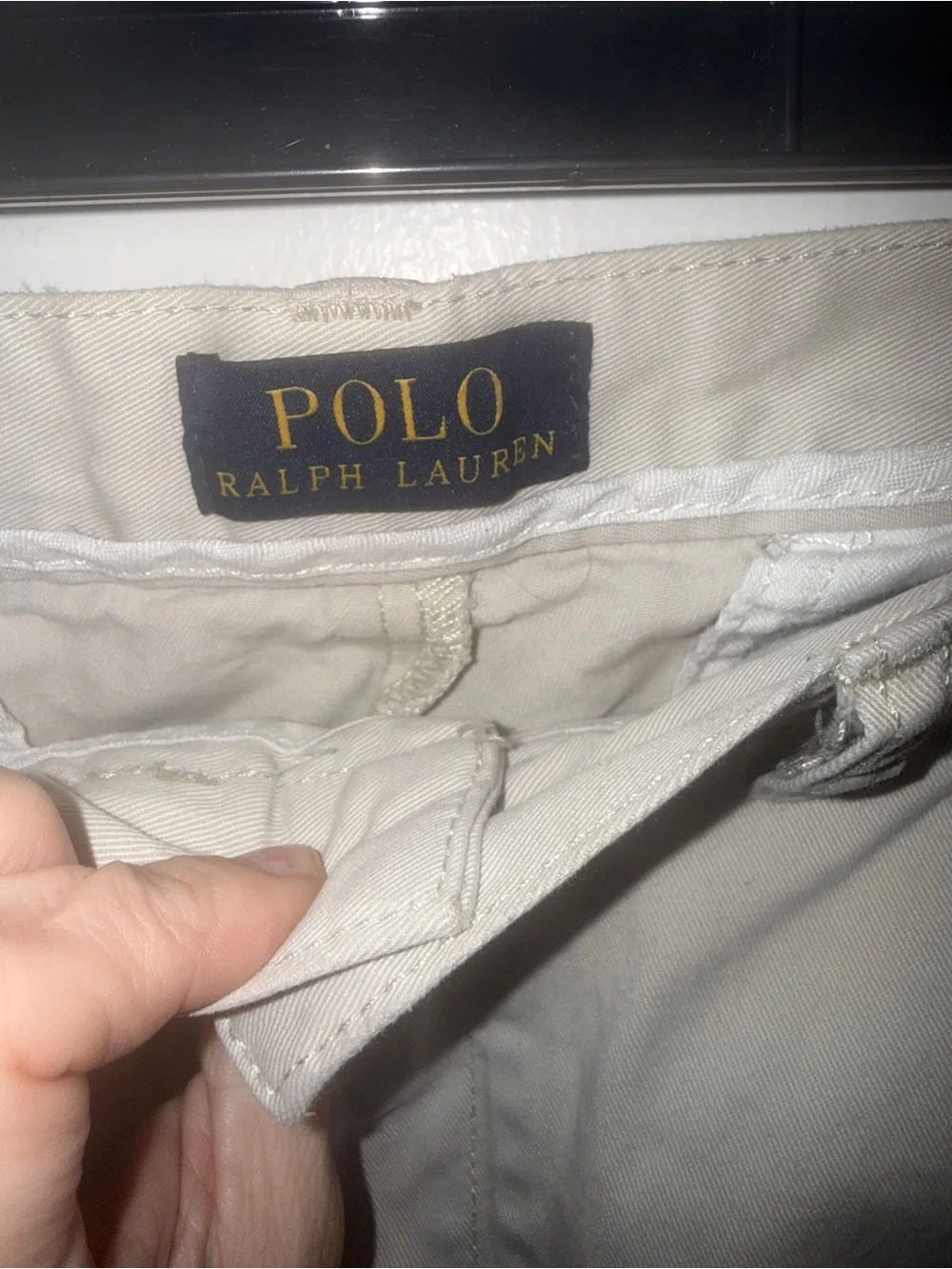 Ralph Lauren Men’s Flat-Front Khaki Shorts